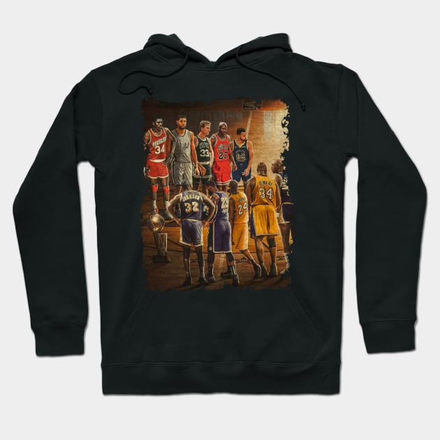 GOAT in Basketball Hoodie by Omeshshopart